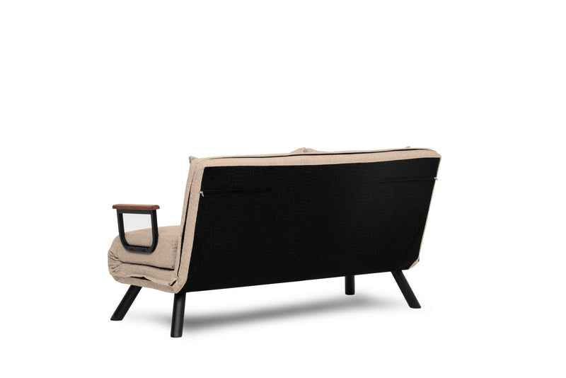 Sando 2-Sitzer Creme Zweisitzer-Schlafsofa