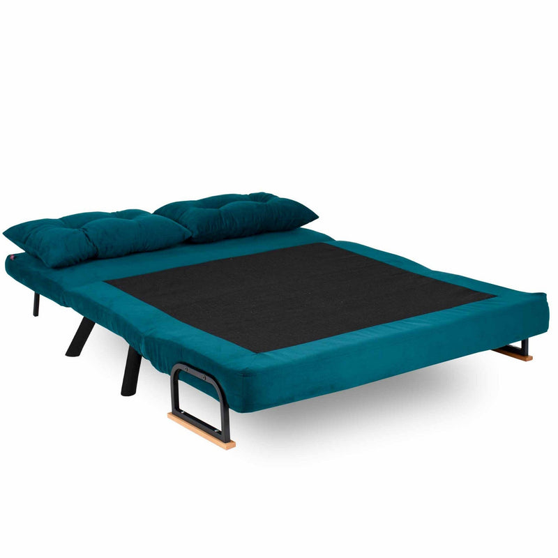 Sando 2-Sitzer - Petrolgrün Petrolgrünes XNUMX-Sitzer-Schlafsofa