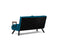 Sando 2-Sitzer - Petrolgrün Petrolgrünes XNUMX-Sitzer-Schlafsofa