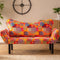 Chatto - Patchwork Mehrfarbiges Zweisitzer-Schlafsofa