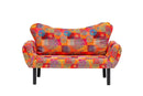 Chatto - Patchwork Mehrfarbiges Zweisitzer-Schlafsofa