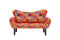 Chatto - Patchwork Mehrfarbiges Zweisitzer-Schlafsofa