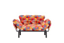 Nitta – Patchwork-Schlafsofa, mehrfarbig, 2-Sitzer