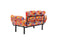 Nitta – Patchwork-Schlafsofa, mehrfarbig, 2-Sitzer