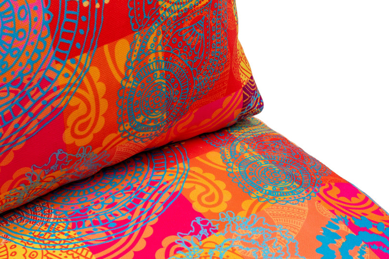 Taida - Patchwork-Schlafsofa, mehrfarbig, für zwei Personen