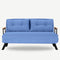 Sando 2-Sitzer Blaues Zweisitzer-Schlafsofa