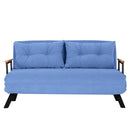 Sando 2-Sitzer Blaues Zweisitzer-Schlafsofa