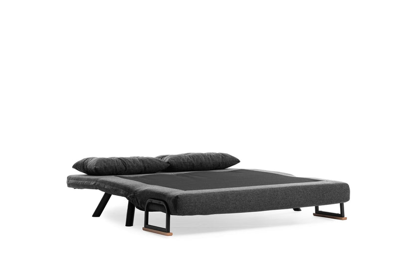 Sando 2-Sitzer Dunkelgraues Zweisitzer-Schlafsofa
