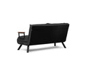 Sando 2-Sitzer Dunkelgraues Zweisitzer-Schlafsofa