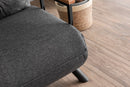 Sando 2-Sitzer Dunkelgraues Zweisitzer-Schlafsofa
