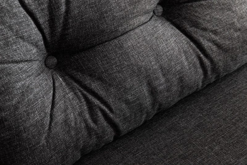 Sando 2-Sitzer Dunkelgraues Zweisitzer-Schlafsofa