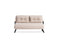 Sando v2 2-Sitzer Creme Zweisitzer-Schlafsofa