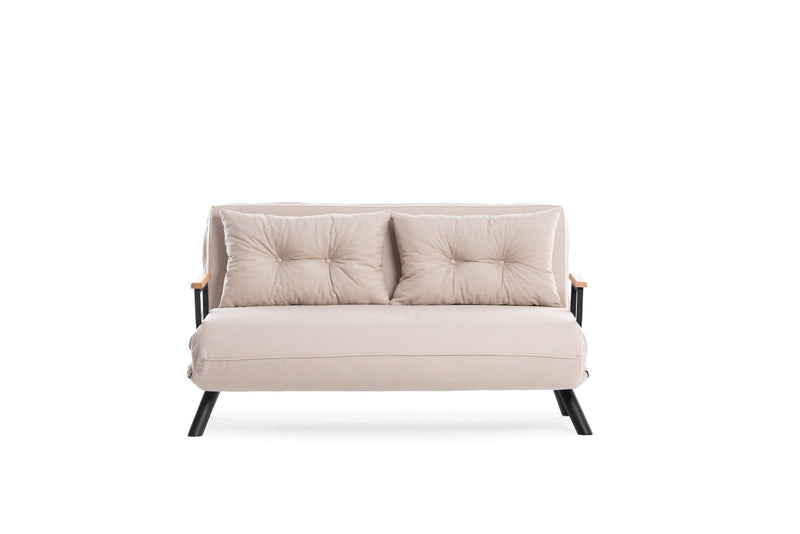 Sando v2 2-Sitzer Creme Zweisitzer-Schlafsofa