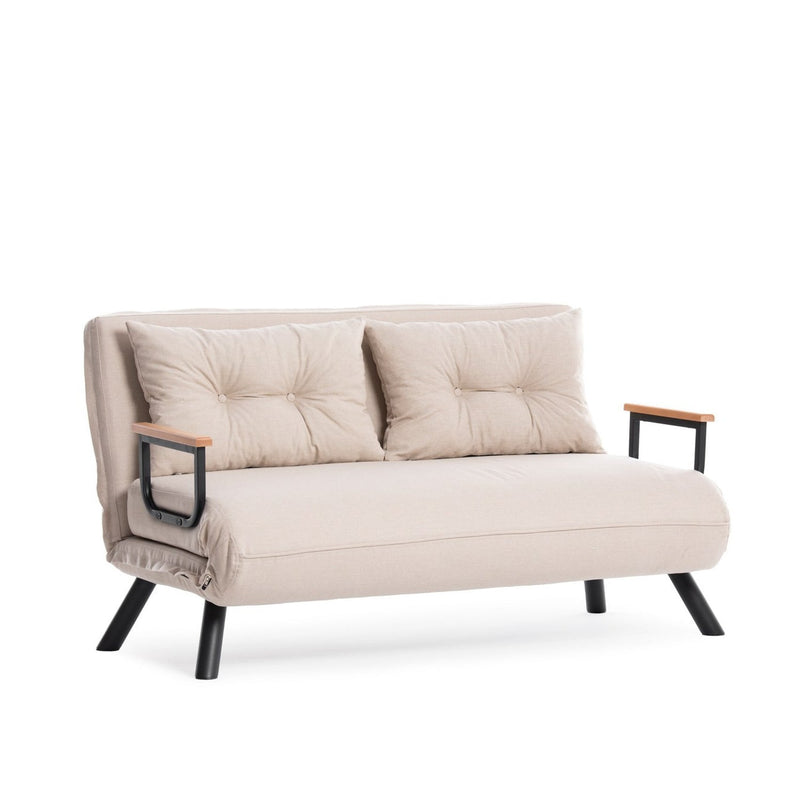 Sando v2 2-Sitzer Creme Zweisitzer-Schlafsofa