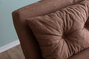 Sando 2-Sitzer Hellbraunes Zweisitzer-Schlafsofa
