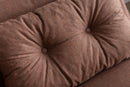 Sando 2-Sitzer Hellbraunes Zweisitzer-Schlafsofa
