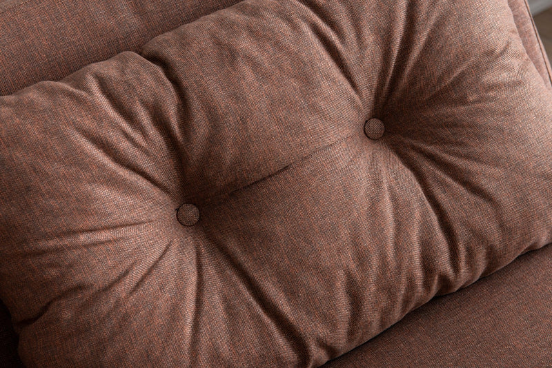 Sando 2-Sitzer Hellbraunes Zweisitzer-Schlafsofa