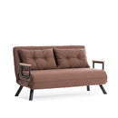 Sando 2-Sitzer Hellbraunes Zweisitzer-Schlafsofa