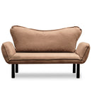 Chatto Hellbraunes Zweisitzer-Schlafsofa