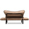 Chatto Hellbraunes Zweisitzer-Schlafsofa