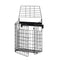 Black Letterbox Cage No Screws Needed Door Mail Box Post Letter Catcher