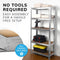 Boltless 5 Tier Heavy Duty Galvanised Steel Shelving Unit – 875kg Capacity
