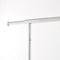 Heavy Duty Chrome Clothes Rail – Adjustable Width & Height with Shelf and Locking Wheels