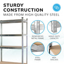 Boltless 5 Tier Heavy Duty Galvanised Steel Shelving Unit – 875kg Capacity