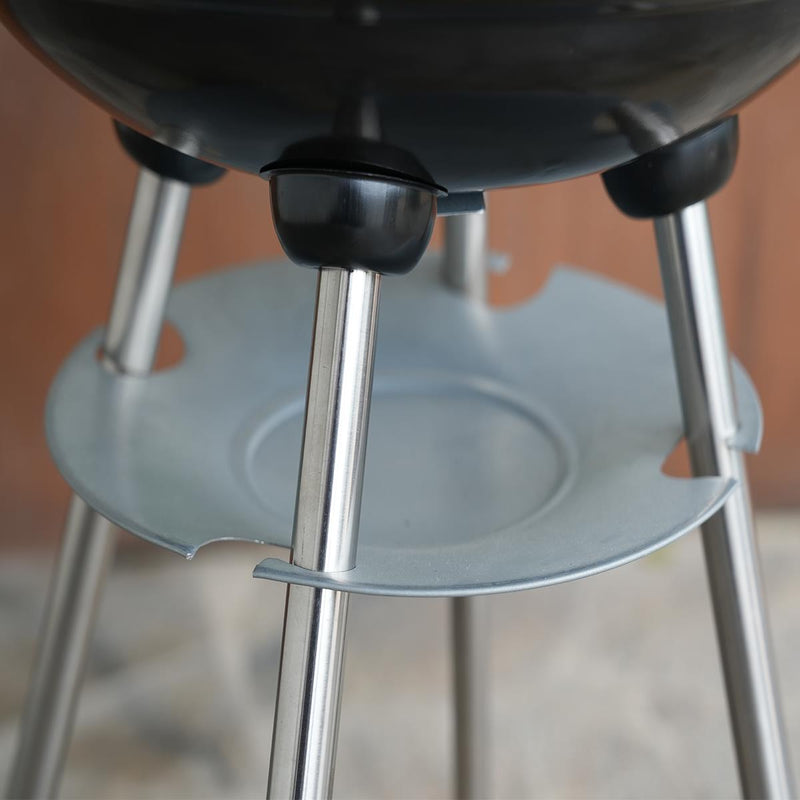 BBQ Grill Kettle Charcoal Portable Round 45cm Barbecue Outdoor Heat Party Patio