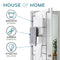 5 Tier Over Door Towel Rail – Powder Coated Clothes Airer with Non-Slip Feet