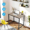 Grey Small Computer Desk 80cm – Compact Home Office, Gaming & Study Table