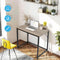 Grey Small Computer Desk 80cm – Compact Home Office, Gaming & Study Table