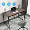 Rustic Dark Brown Computer Desk 100cm – Home Office, Gaming & Study Table
