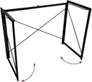 Folding Desk Table with Black Desktop & Metal Frame – 100 x 50 x 75 cm