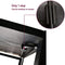 Folding Desk Table with Black Desktop & Metal Frame – 100 x 50 x 75 cm