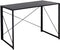 Folding Desk Table with Black Desktop & Metal Frame – 100 x 50 x 75 cm