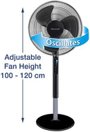 Honeywell Advanced QuietSet 16" Stand Fan With Noise Reduction Technology HSF600BE1