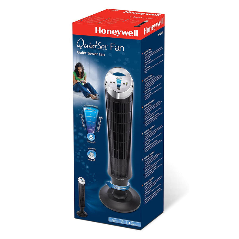 Honeywell Black QuietSet Tower Fan HY254E