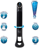Honeywell QuietSet Oscillating Tower Cooling Fan with Remote Control Black