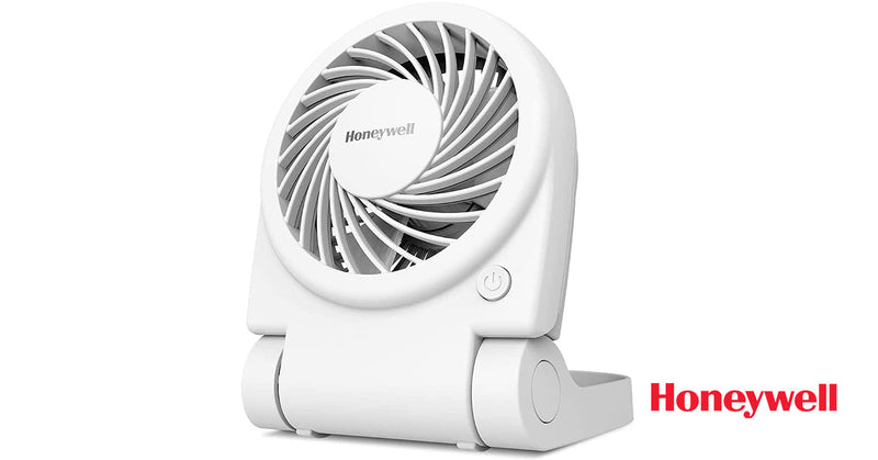 Honeywell Turbo On The Go USB Desk Fan - White