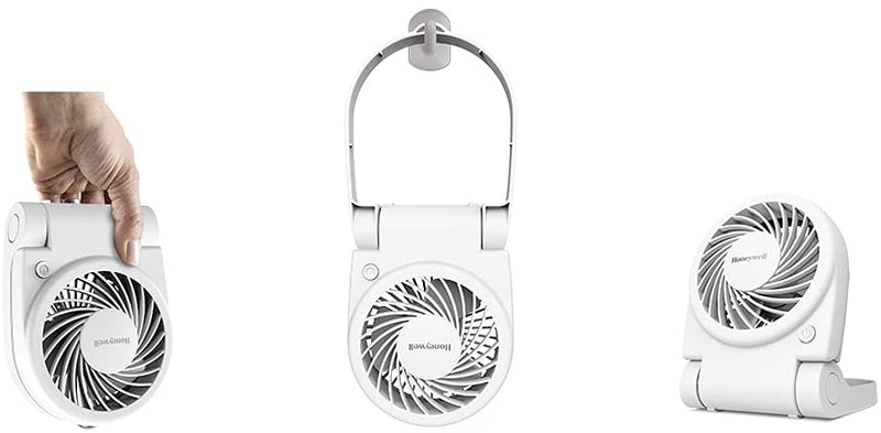 Honeywell Turbo On The Go USB Desk Fan - White