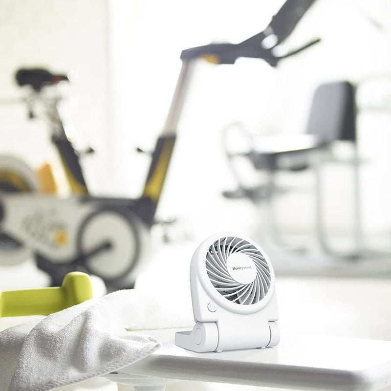 Honeywell Turbo On The Go USB Desk Fan - White