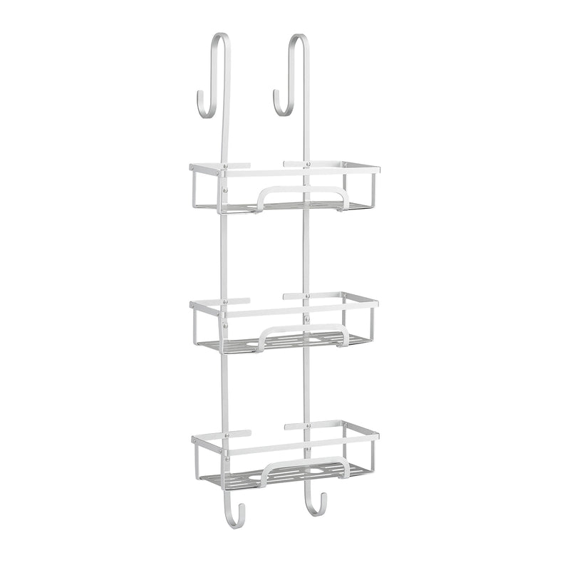 Extra Large Aluminium Hanging Shower Caddy – Rust-Proof 3 Tier Bathroom Organiser