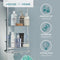 Over Door Hanging Shower Caddy – 2 Tier Rust-Resistant Bathroom Organiser with Nano Coating