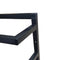 Wall Mounted Towel Holder – 5 Rail Black Bathroom Storage Rack