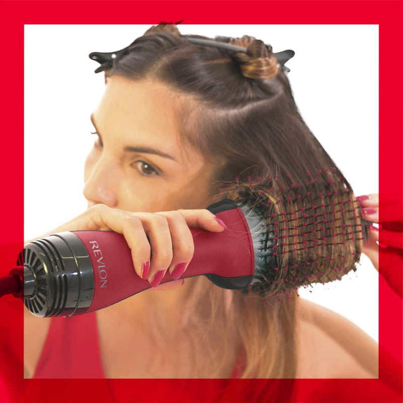 REVLON Salon One-Step Hair Dryer and Volumiser with Titanium Coating, RVDR5279UKE