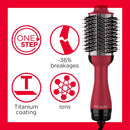 REVLON Salon One-Step Hair Dryer and Volumiser with Titanium Coating, RVDR5279UKE