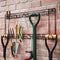 Two Tier Tool Holder with 11 Hooks – Black Powder Coated Wall Rack