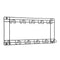 Two Tier Tool Holder with 11 Hooks – Black Powder Coated Wall Rack