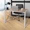 Folding Desk Table with White Powder Coated Frame – 100 x 50 x 75 cm
